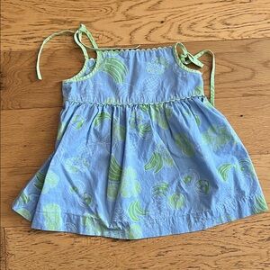 18/24M - LILLY PULITZER - Blue and Green Sleeveless Dress
